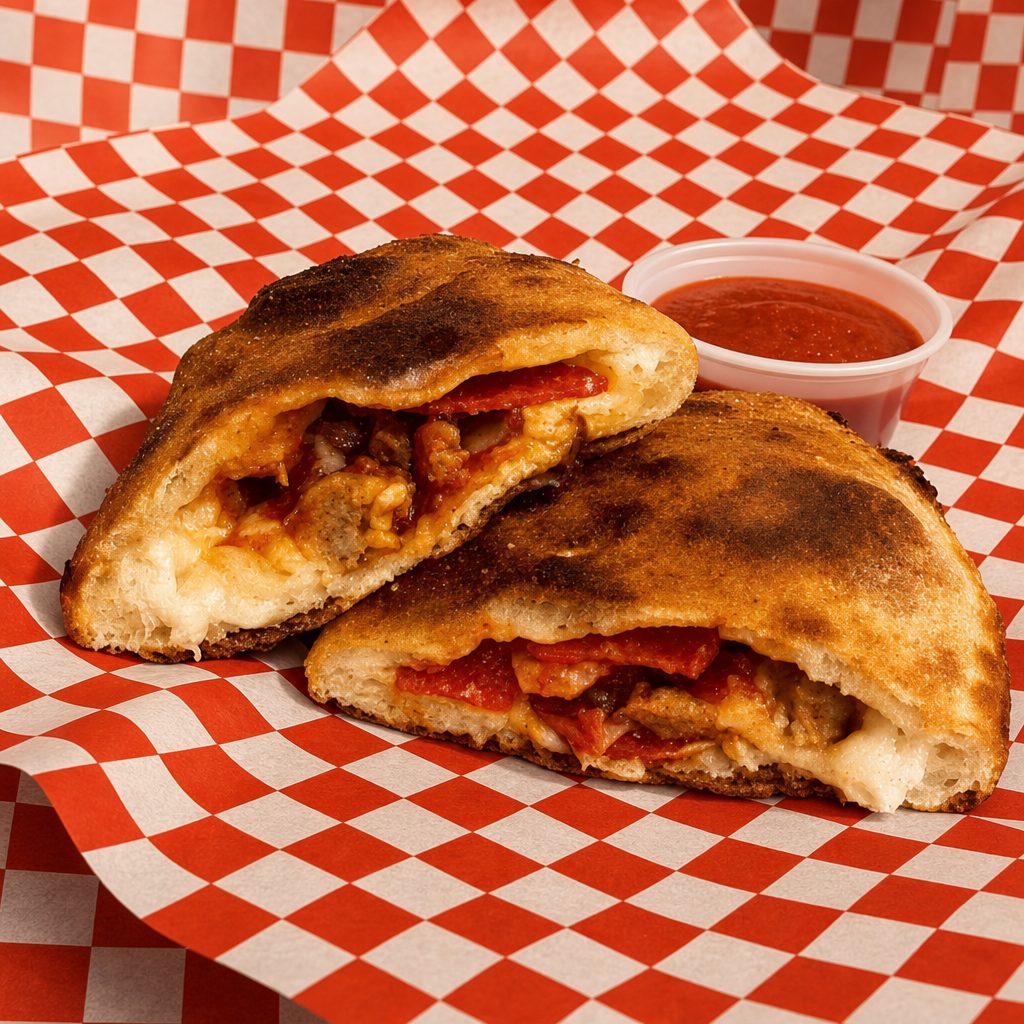 Meat Lover's Calzone.